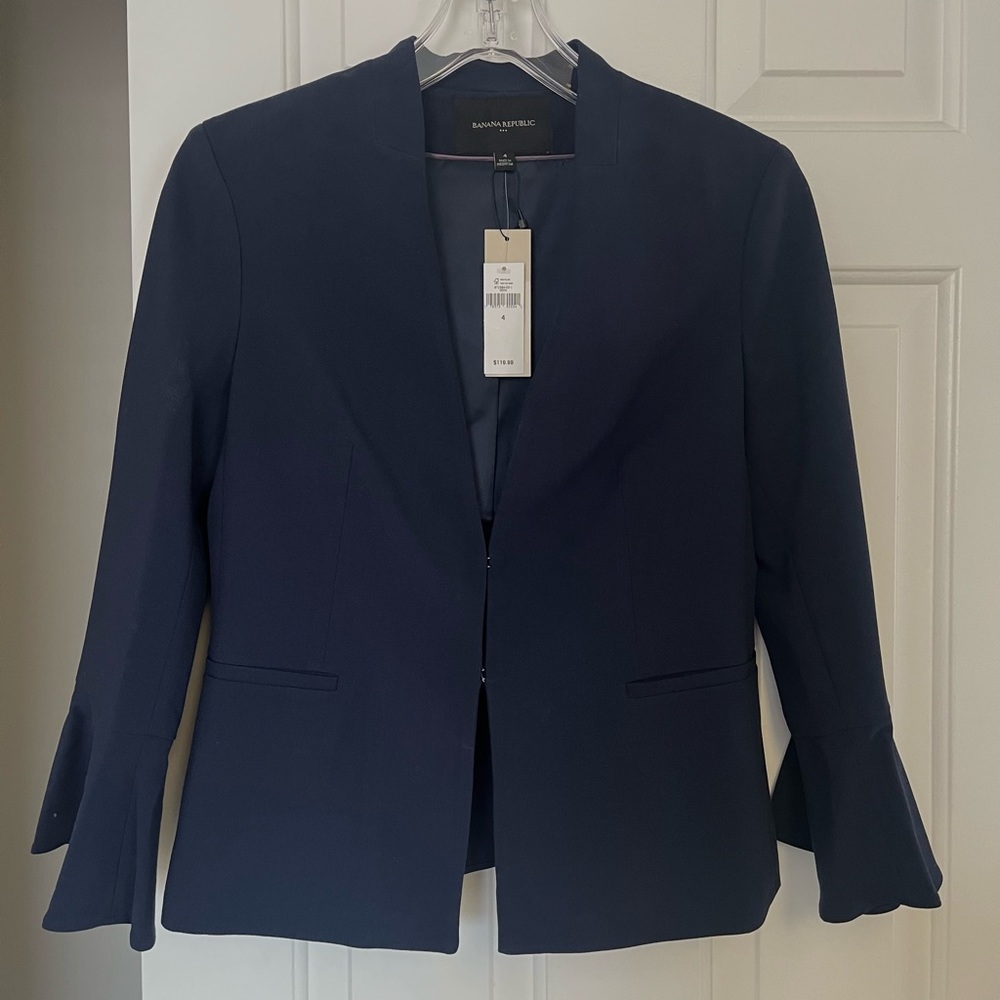 Banana Republic Blue Blazer | New with Tags | Size 4